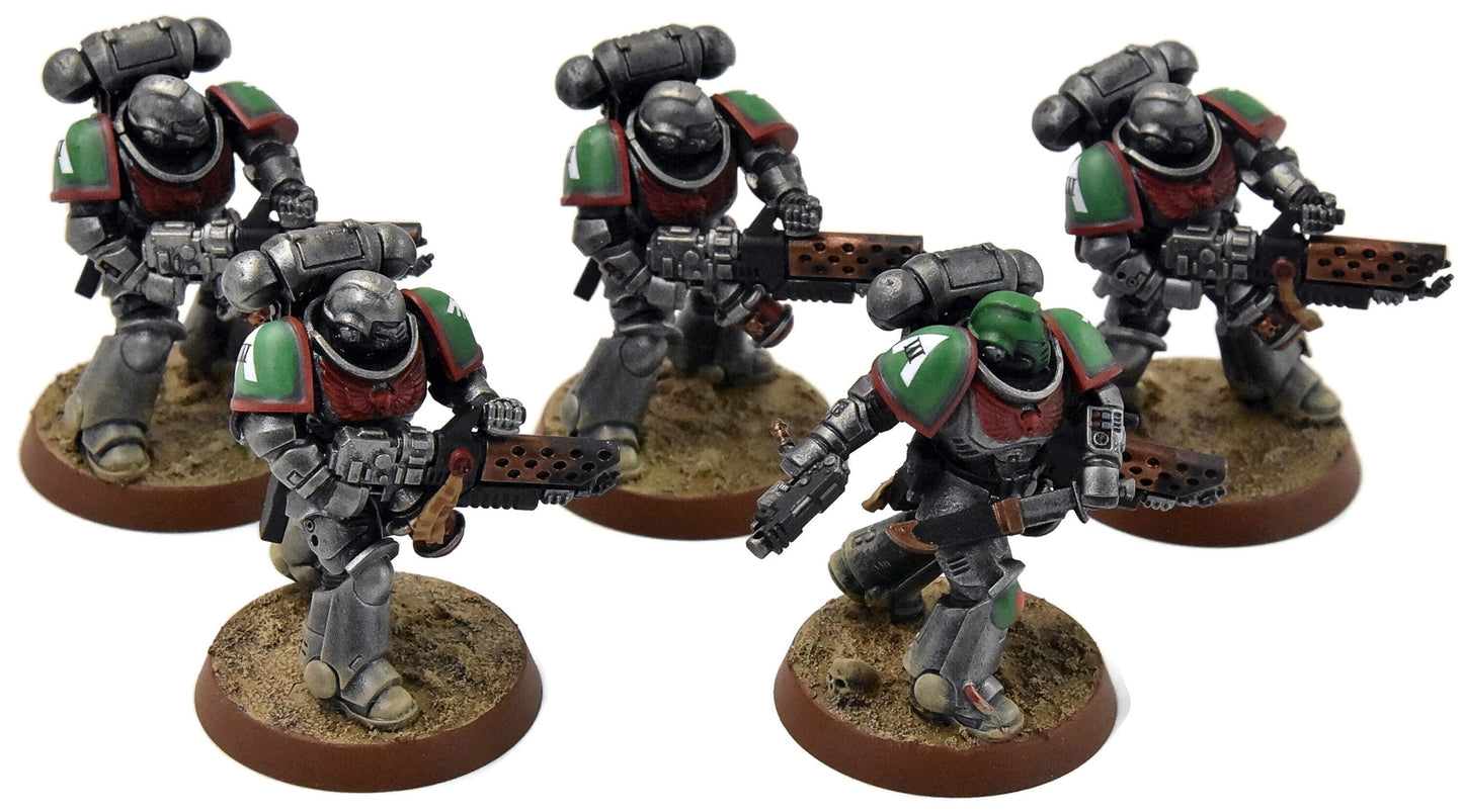 DARK ANGELS 5 Infernus Marines #1 PRO PAINTED Warhammer 40K