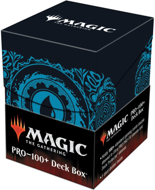 UP - Mana 7 Island 100+ Deck Box for MTG