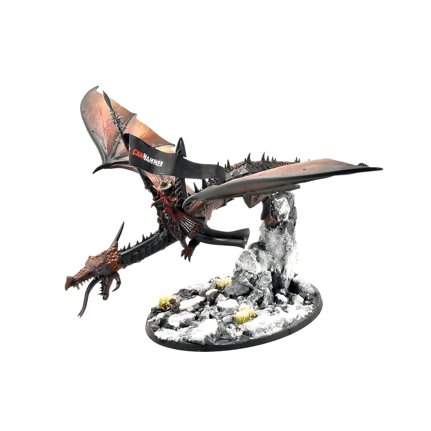 CITIES OF SIGMAR Prince on Dragon WELL PAINTED #1 Warhammer Sigmar