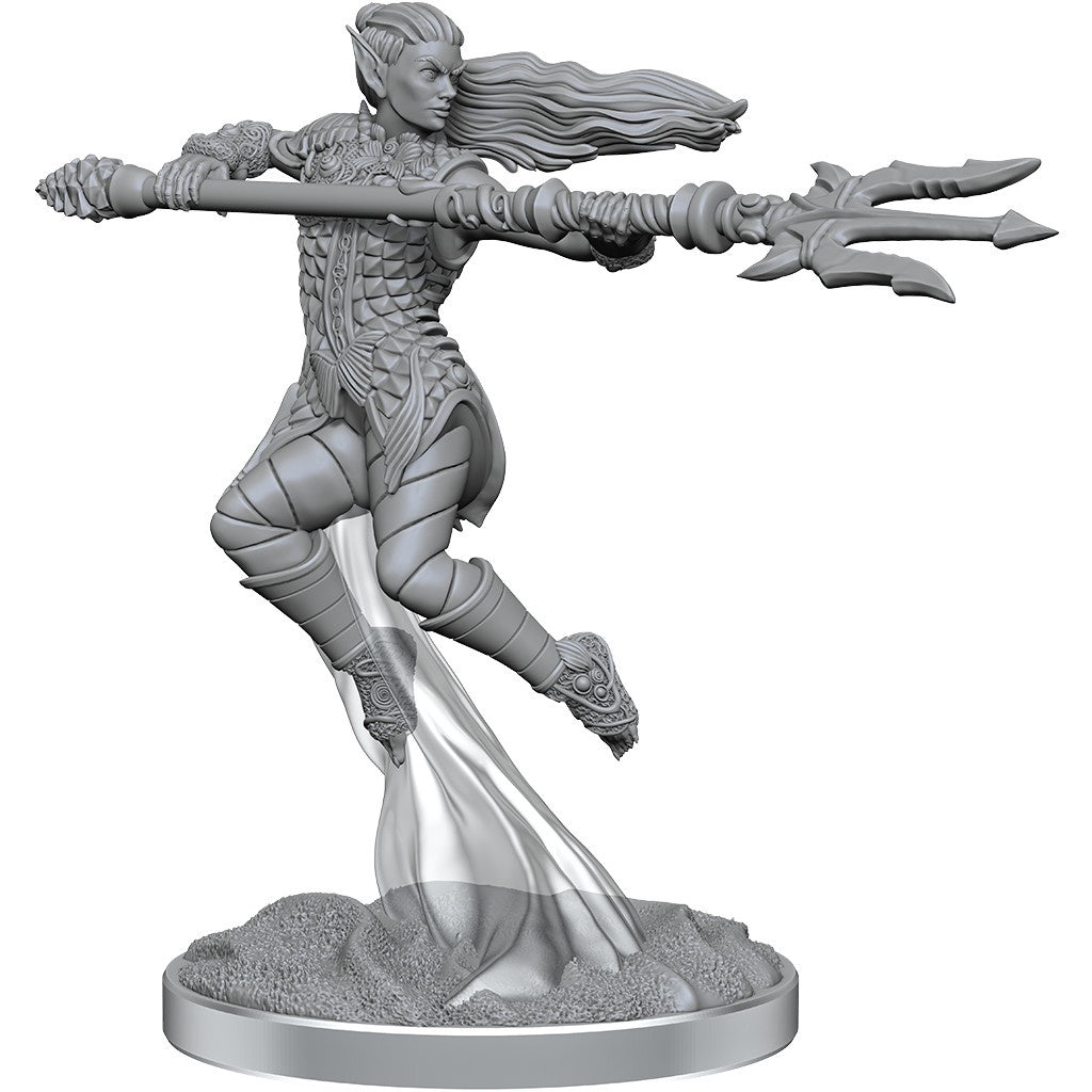 D&d Unpainted Minis Wv20 Sea Elf Fighters
