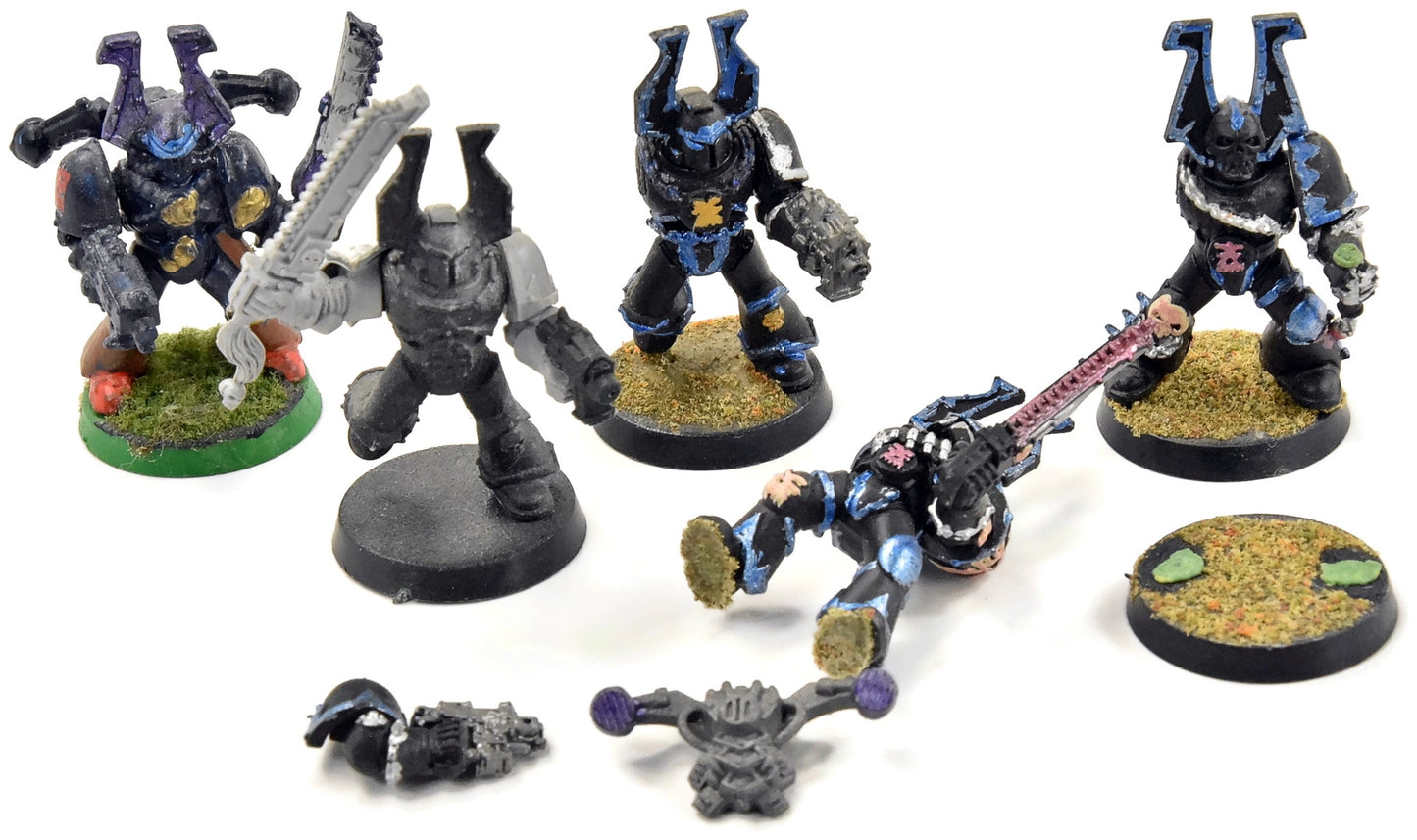 CHAOS SPACE MARINES 5 Khorne Berzerkers #4 Missing Two Arms Warhammer 40K