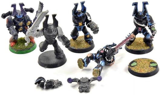 CHAOS SPACE MARINES 5 Khorne Berzerkers #4 Missing Two Arms Warhammer 40K