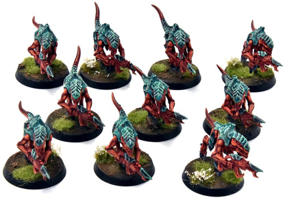 TYRANIDS 10 Termagants #1 PRO PAINTED Warhammer 40K