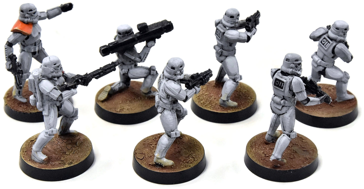 STAR WARS LEGION 7 Stormtroopers #1 PRO PAINTED empire