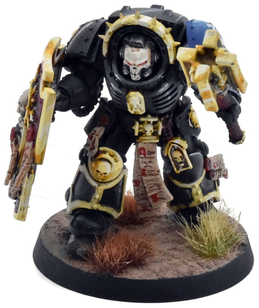 SPACE MARINES Chaplain In Terminator Armour #1 WELL PAINTED Warhammer 40K