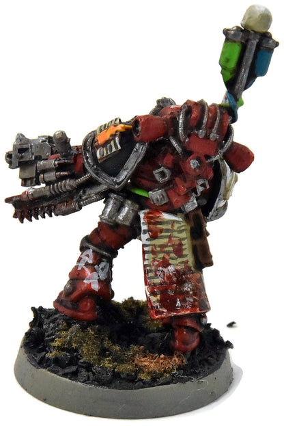 CHAOS SPACE MARINES World Eater Apothecary #1 Forge World WELL PAINTED 40K