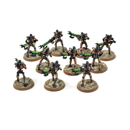 NECRONS 10 Warriors #4 WELL PAINTED Warhammer 40K