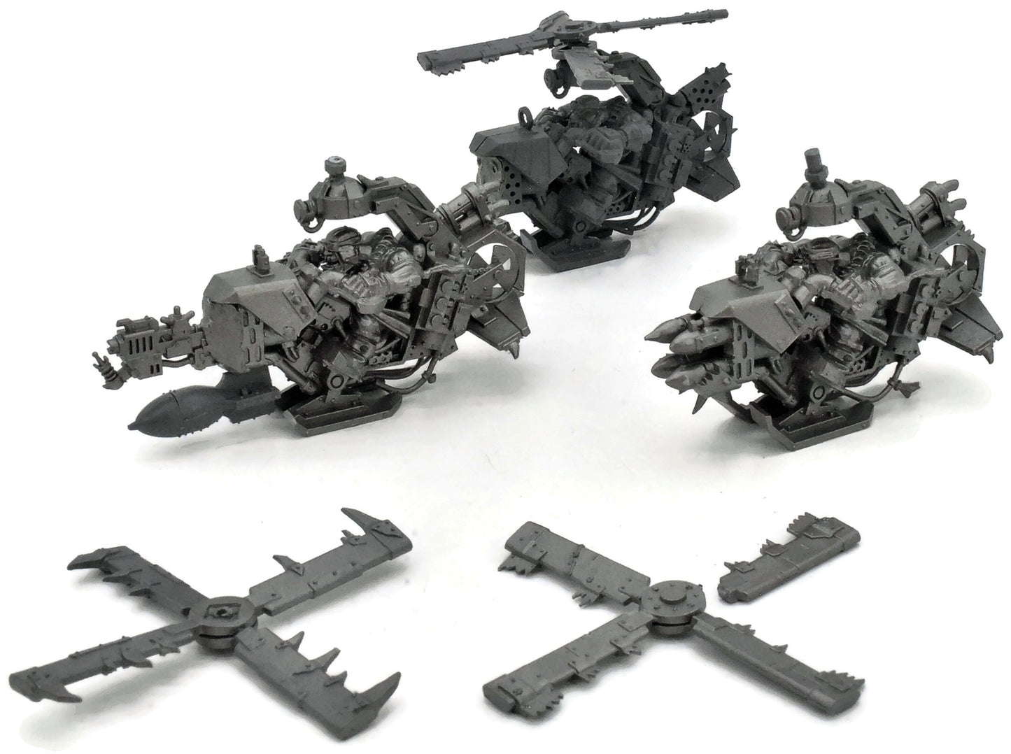 ORKS 3 Deffkoptas #2 Warhammer 40K Old Sculpt
