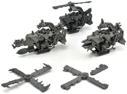ORKS 3 Deffkoptas #2 Warhammer 40K Old Sculpt