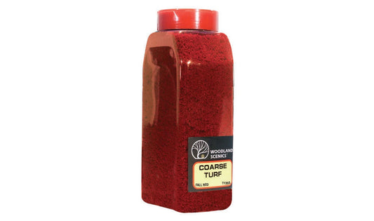 Woodland Scenics Shaker Turf - Coarse fall Red (32 Oz) T1355
