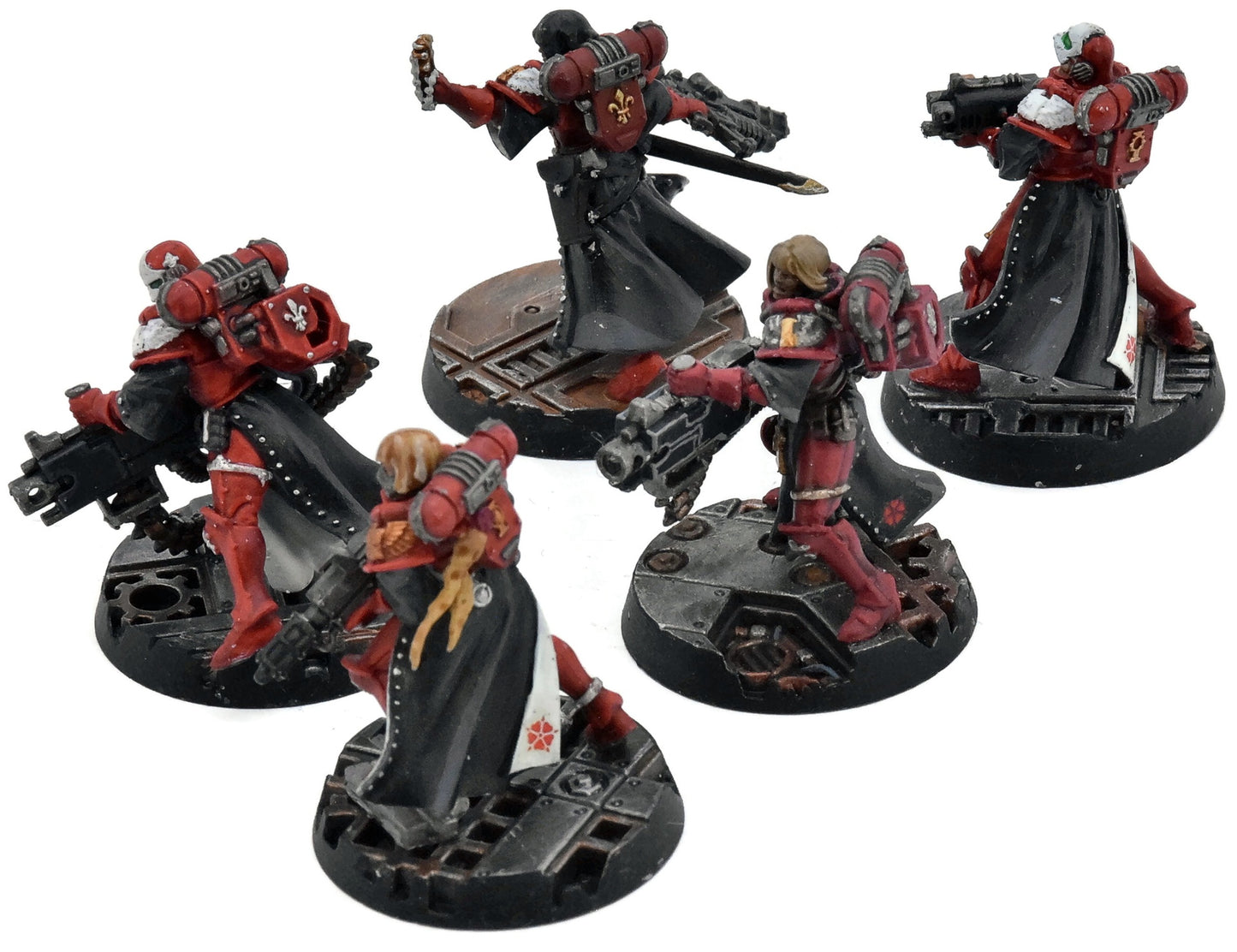 ADEPTA SORORITAS 5 Retributor Squad #1 WELL PAINTED Warhammer 40K