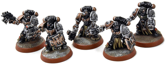 SPACE MARINES 5 Veterans #7 PRO PAINTED Warhammer 40K