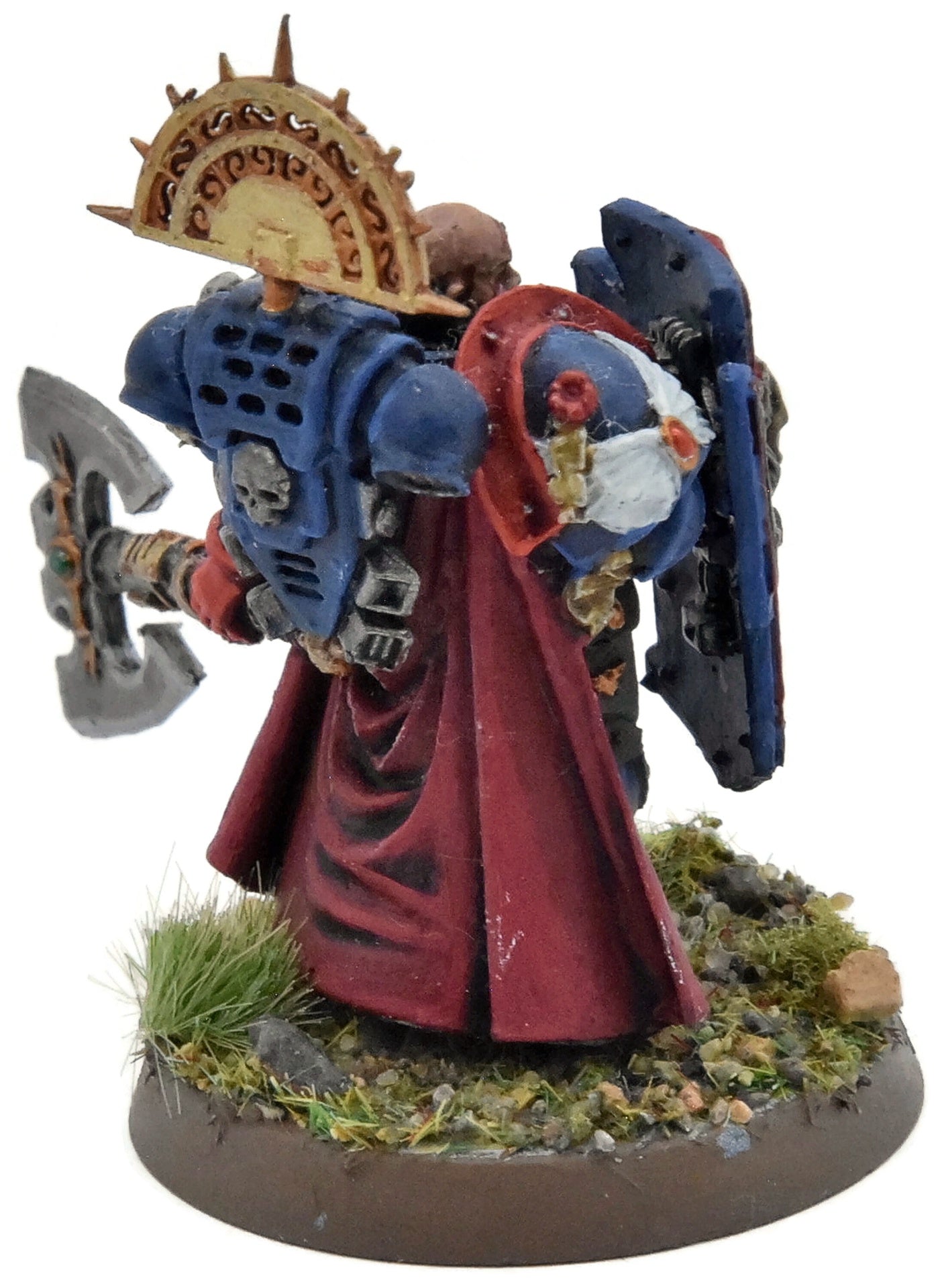 SPACE MARINES Captain Master of The Watch #1 WELL PAINTED Warhammer 40K