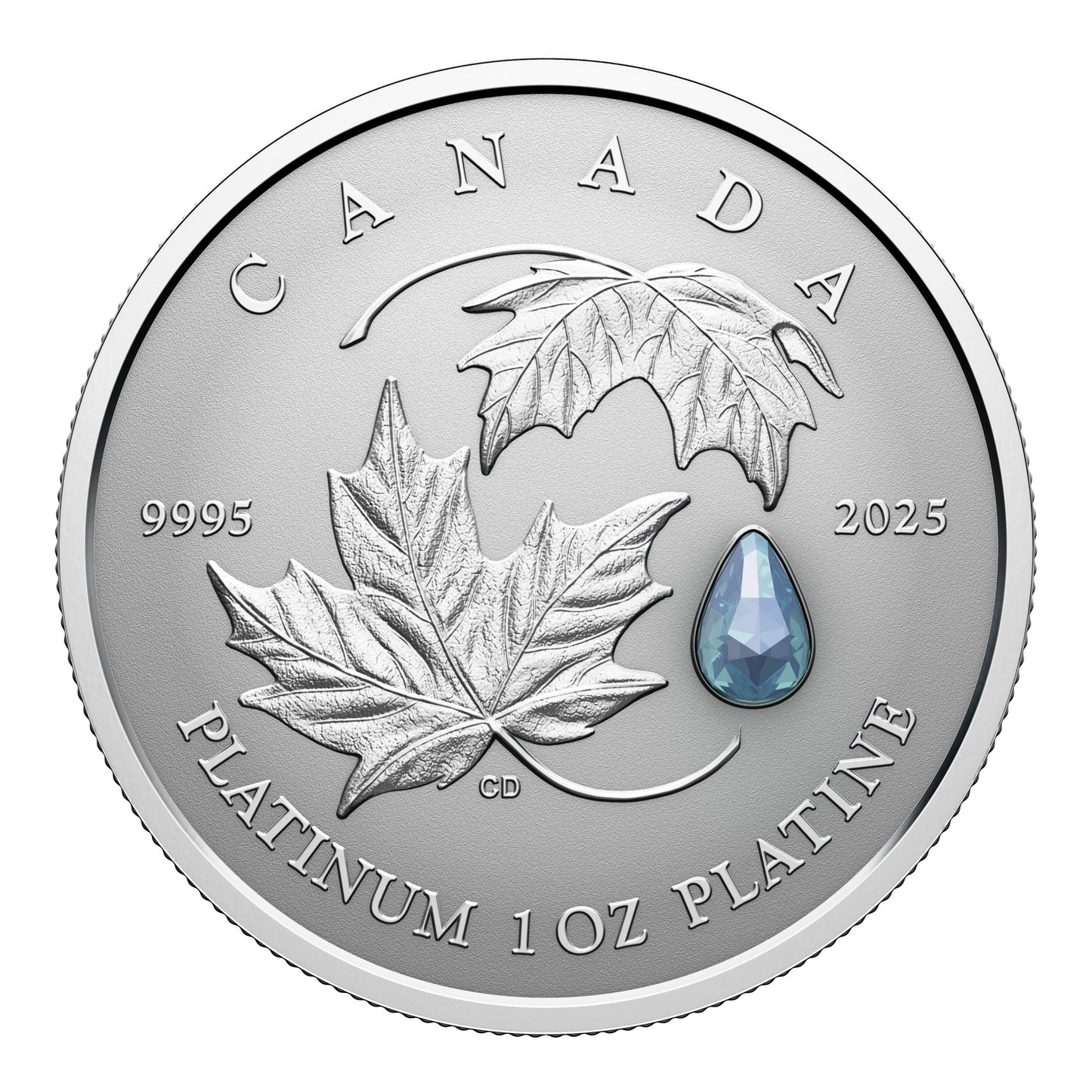 Maple Leaf Forever – 1 oz. $300 Pure Platinum Coin (2025)(249580)