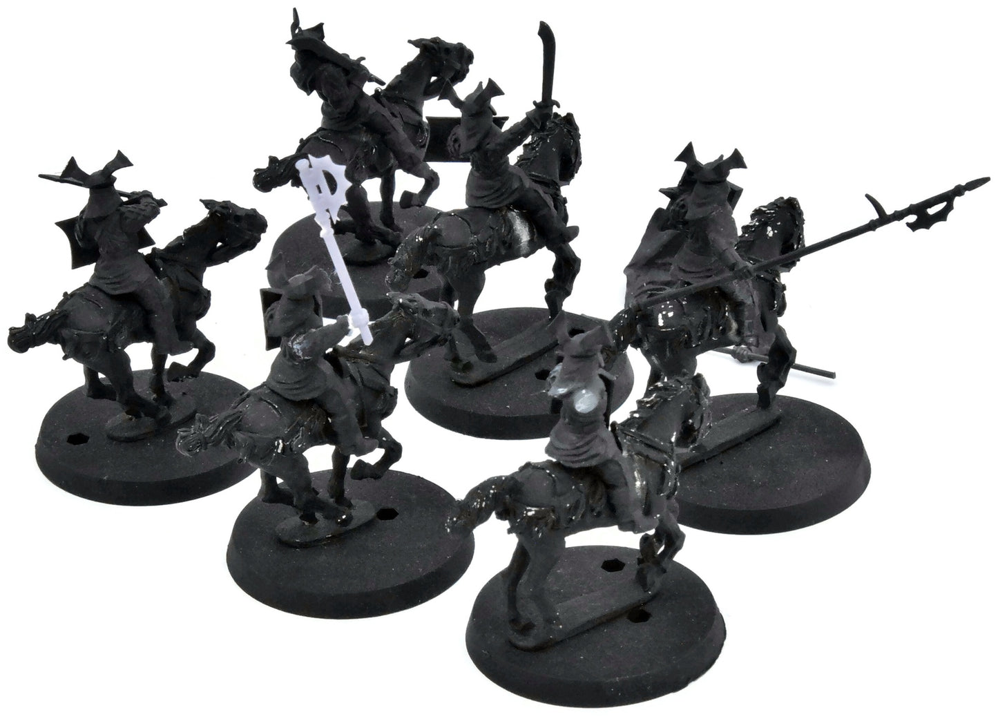 MIDDLE-EARTH 6 Easterling Kataphracts #1 METAL HORSES LOTR converted