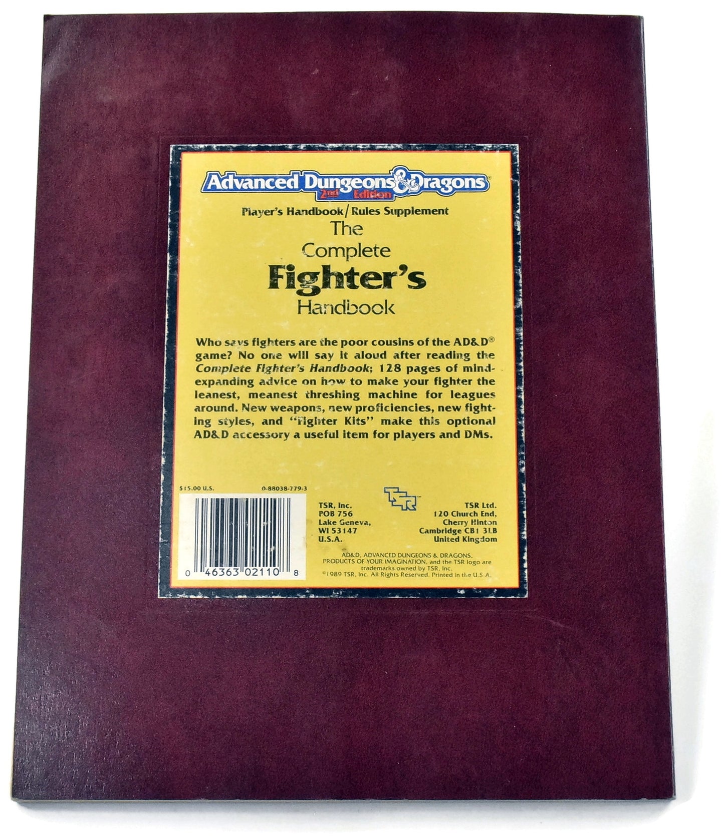 DUNGEONS & DRAGONS Complete Fighter's Handbook Acceptable Condition