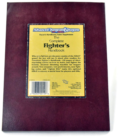 DUNGEONS & DRAGONS Complete Fighter's Handbook Acceptable Condition