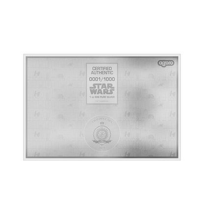 Star Wars™ Darth Vader Helmet™ Blueprint Foil 1oz Silver Collectible Foil