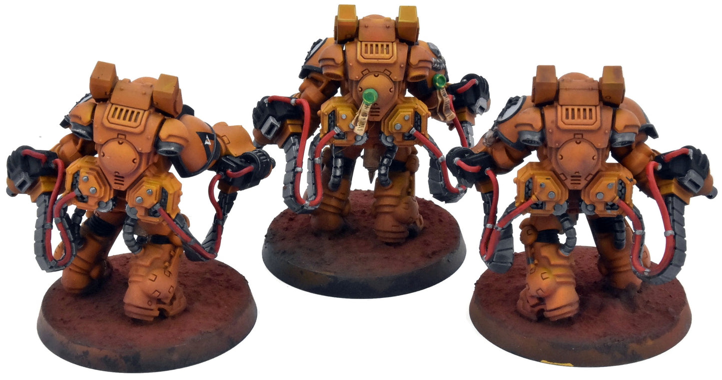 SPACE MARINES 3 Primaris Aggressors #1 PRO PAINTED Warhammer 40K Imperial Fists