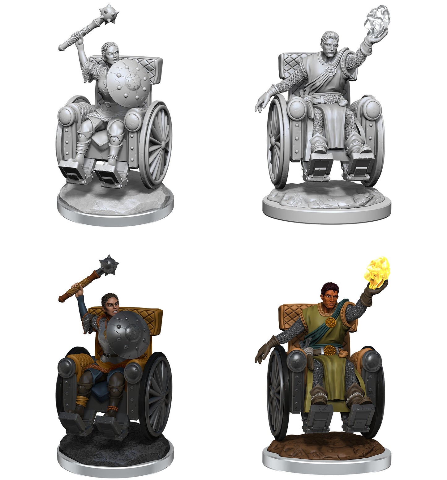 D&D Unpainted Minis Wv18 Human Clerics