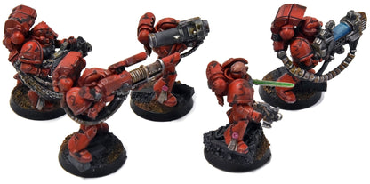 BLOOD ANGELS 5 Devastator Squad #12 Some Metal Parts PRO PAINTED Warhammer 40K
