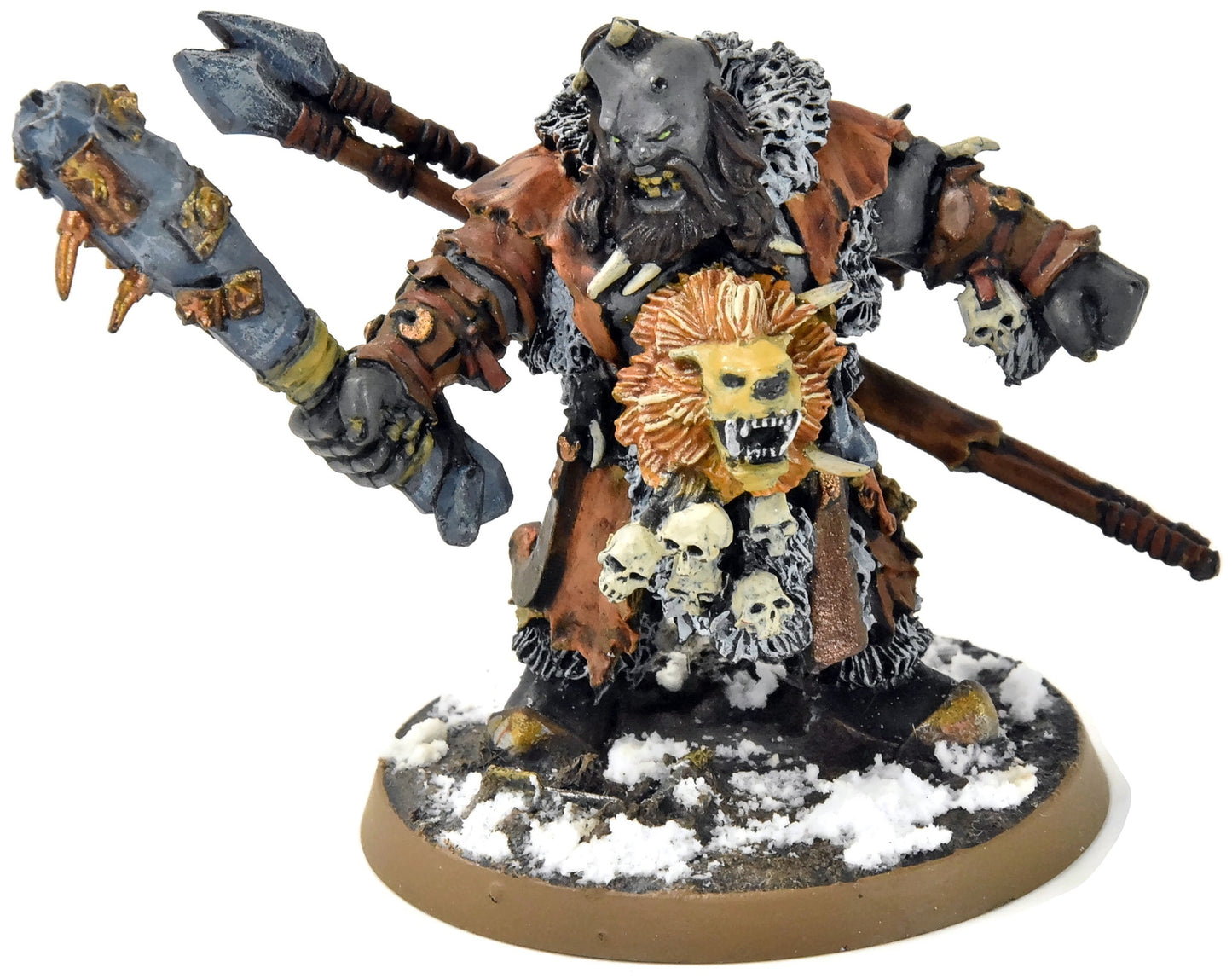 BEASTCLAW RAIDER Icebrow Hunter #1 PRO PAINTED METAL Sigmar