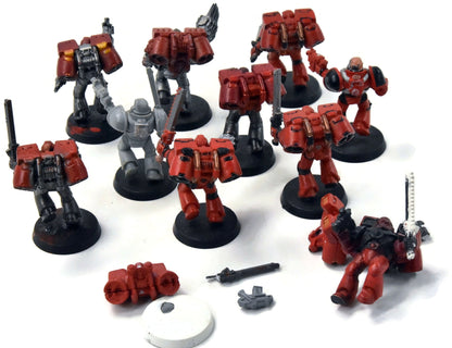 BLOOD ANGELS 10 Assault Marines  #1 Warhammer 40K INCOMPLETE