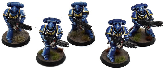 SPACE MARINES 5 Infernus Squad #3 WELL PAINTED Warhammer 40K