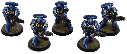 SPACE MARINES 5 Infernus Squad #3 WELL PAINTED Warhammer 40K