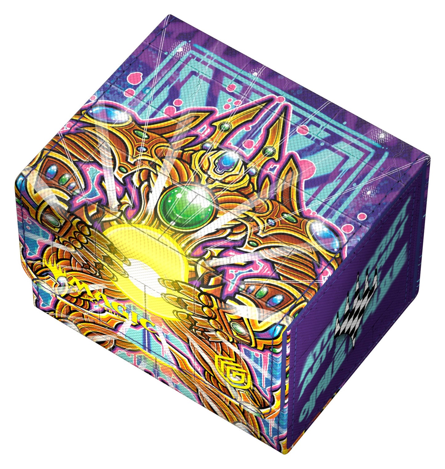 Étui de rangement Ultimate Guard Sidewinder pour plus de 100 cartes Xenoskin MTG Aetherdrift V5