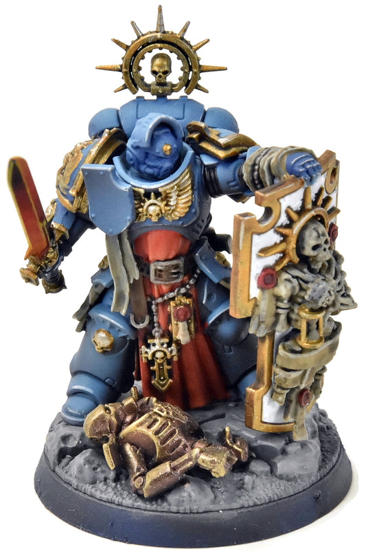 SPACE MARINES Indomitus Captain #1 WELL PAINTED Warhammer 40K
