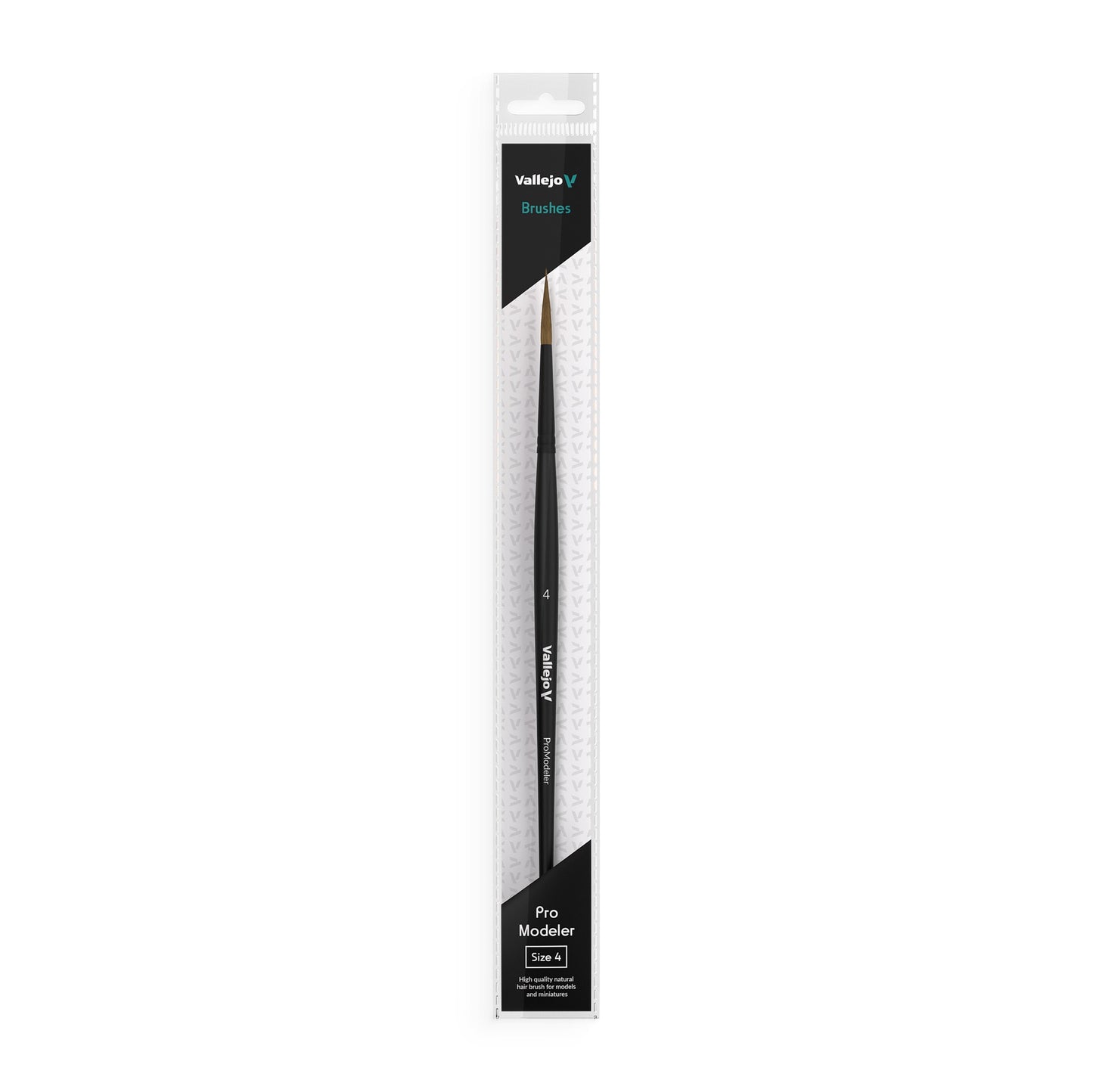 Vallejo - Natural Hair Round Brush No. 4 (VAL-B01004)