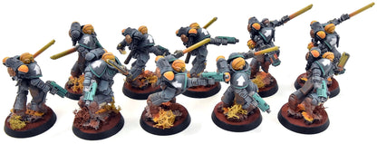 SPACE MARINES 10 Assault Intercessors Squad #2 PRO PAINTED Warhammer 40K