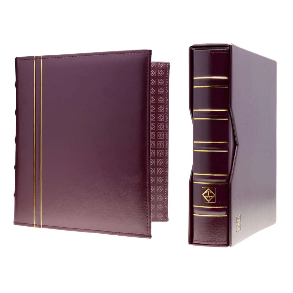 Ringbinder Optima In Classic Design Incl. Slipcase Red