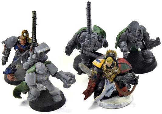 SPACE MARINES 5 Tactical Squad converted #1 METAL Warhammer 40K