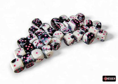 Gemini 36d6 Black-white/pink 12mm