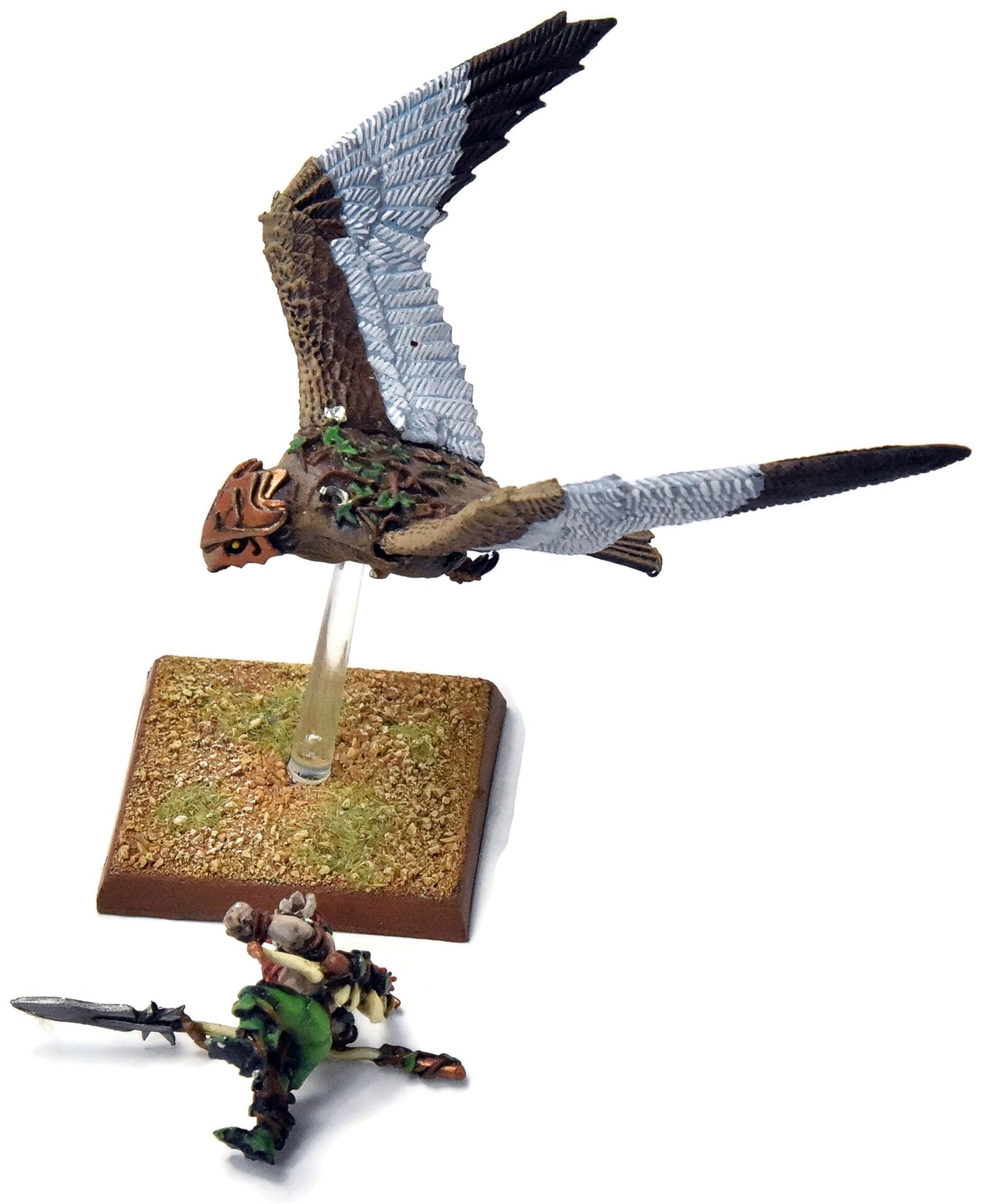 WOOD ELVES Warhawk Rider #4 PRO PAINTED METAL Warhammer Fantasy
