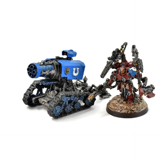 SPACE MARINES Thunderfire Cannon #1 METAL WELL PAINTED Warhammer 40K