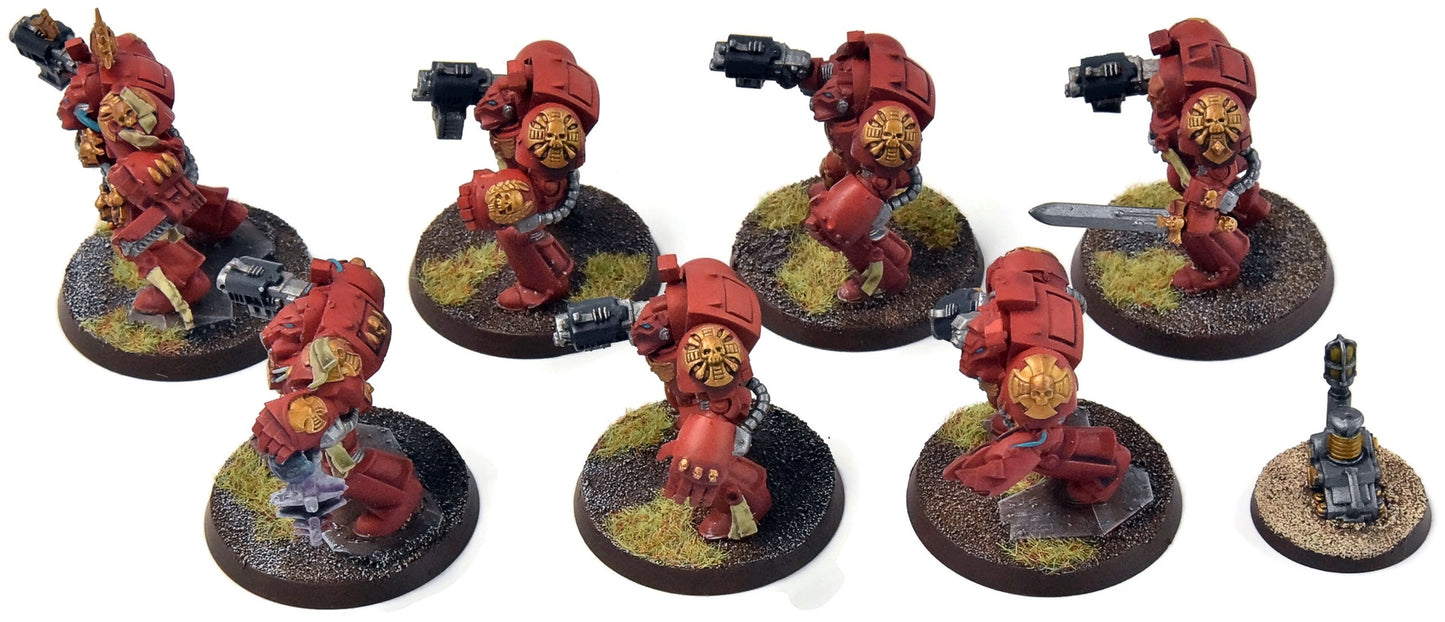 BLOOD ANGELS 7 Assault Terminator Squad #4 PRO PAINTED Terminators Space Hulk