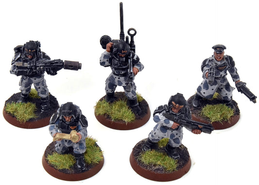 ASTRA MILITARIUM 5 Cadian Command Squad #2 WELL-PAINTED Warhammer 40K
