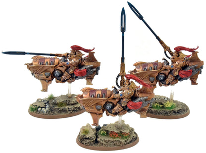 ADEPTUS CUSTODES 3 Dawneagle Jetbikes #2 PRO PAINTED Warhammer 40K