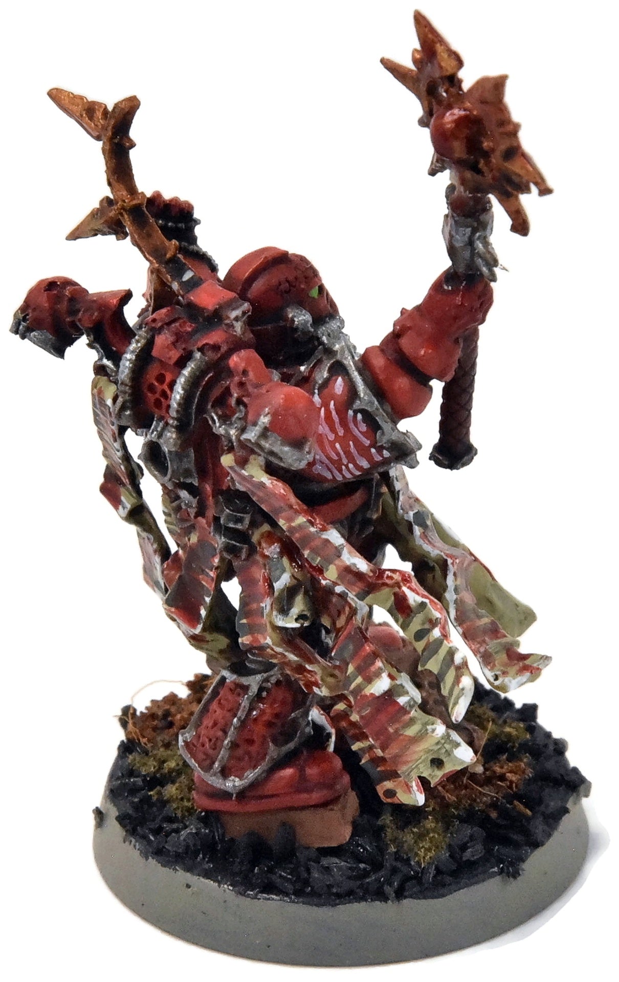 CHAOS SPACE MARINES Chaos sorcerer converted #1 WELL PAINTED Warhammer 40K