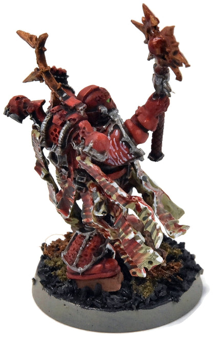 CHAOS SPACE MARINES Chaos sorcerer converted #1 WELL PAINTED Warhammer 40K