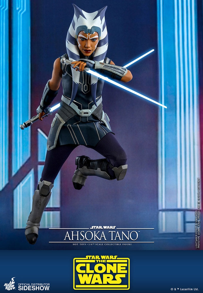 Figurine Ahsoka Tano à l'échelle 1/6 par Hot Toys, The Clone Wars