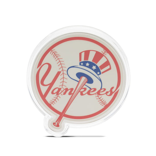 AGORO MLB - New York Yankees Team Logo 3oz Silver