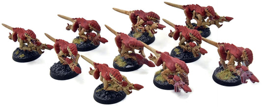 TYRANIDS 10 Termagants #6 WELL PAINTED Warhammer 40K