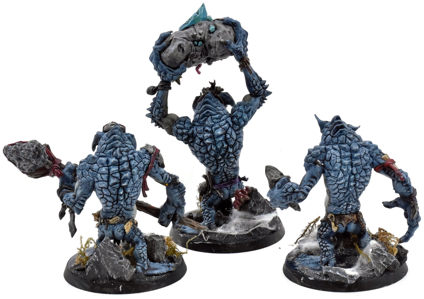 GLOOMSPITE GITZ 3 Rockgut Troggoths #4 WELL PAINTED Warhammer Sigmar