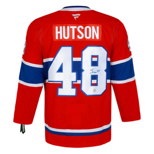 Lane Hutson Autographed Fanatics Premium Jersey