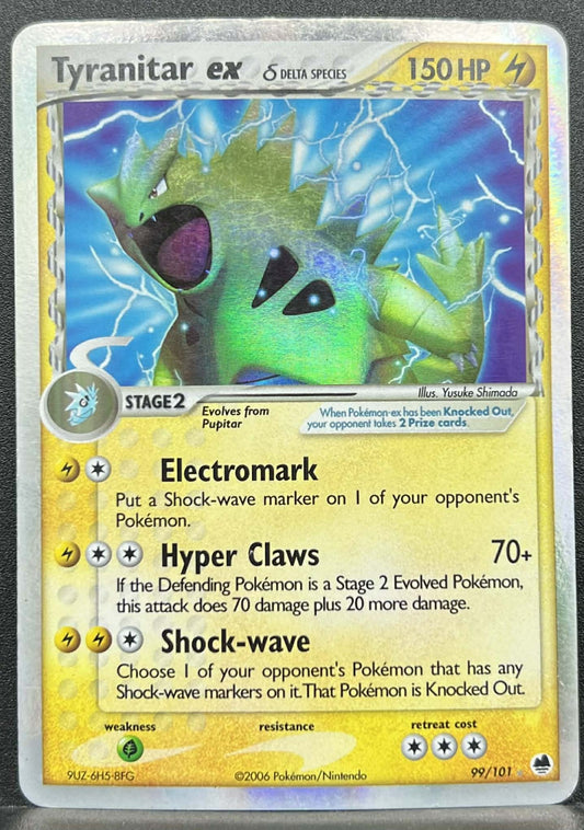 Pokémon TCG Tyranitar ex Delta  Species 99/101 Dragon Frontiers MP
