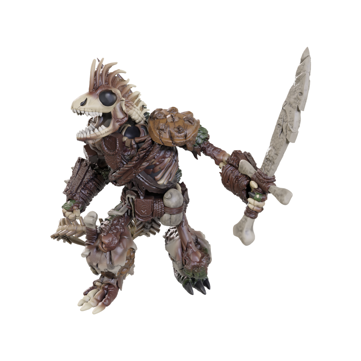D&D Unpainted Minis WV23 LIZARDFOLK SKELETON